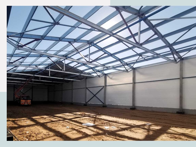 Строительство сенохранилищ в Железногорске