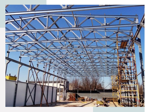 Строительство цехов в Железногорск от 613 руб. под ключ