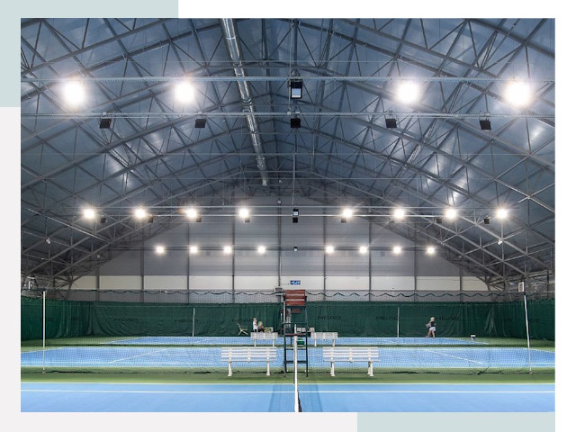 Строительство теннисных кортов в Железногорск от 613 руб.