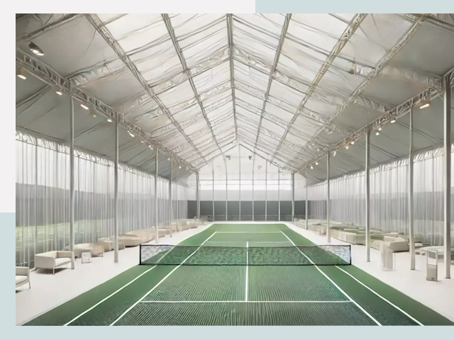 Строительство теннисных кортов в Железногорске