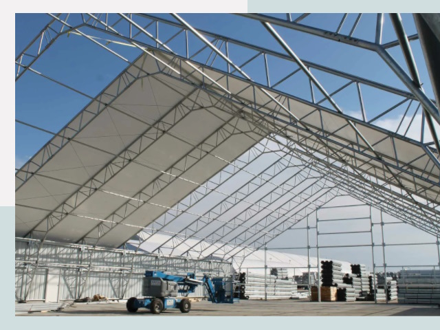 Каркасно-тентовые сооружения от СтальСтрой-Жлк по цене 613 руб.