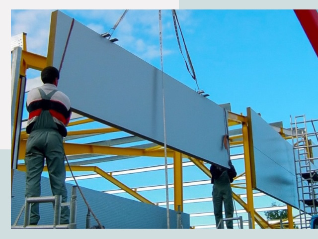 Монтаж сэндвич-панелей в Железногорске от 613 руб.