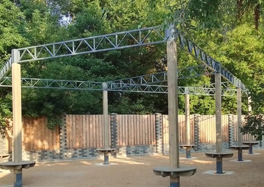 Терраса из металлоконструкций под ключ, проектирование, изготовление и монтаж от СтальСтрой-Жлк